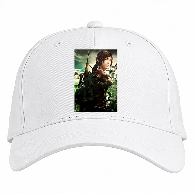 Baseball cap with Print The Last Of Us Ellie Print - white