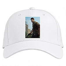 Baseball cap with Print The Last Of Us Joel - white