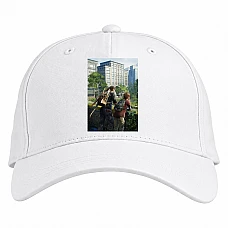 Baseball cap with Print The Last Of Us Heroes Print - white