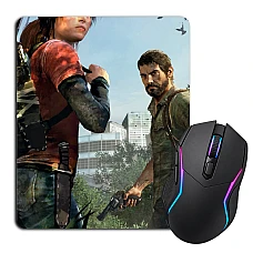 Mouse pad with print The Last Of Us Main Heroes Print