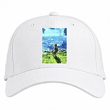 Baseball cap with Print The Legend Of Zelda Theme - white