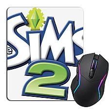Mouse pad with print The Sims 2 Logo