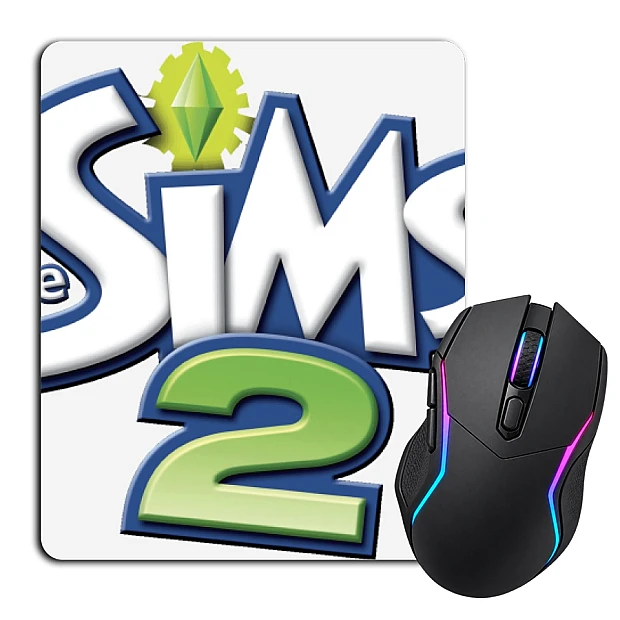 Mouse pad with print The Sims 2 Logo