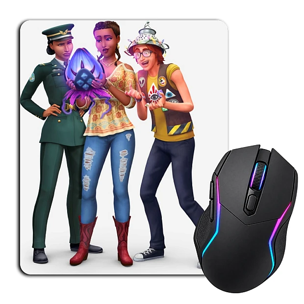 Mouse pad with print The Sims Heroes Print