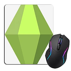 Mouse pad with print The Sims Logo