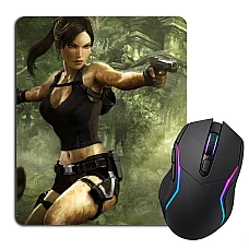 Mouse pad with print Tomb Raider Lara Croft Hero