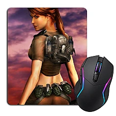 Mouse pad with print Tomb Raider Hero Lara Croft