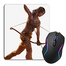 Mouse pad with print Tomb Raider Strong Lara Croft Print