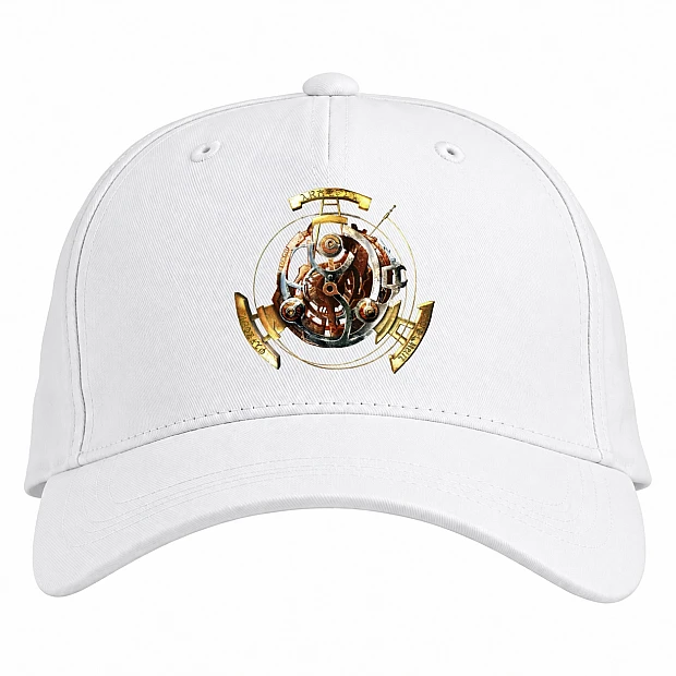 Baseball cap with Print Tomb Raider Print - white