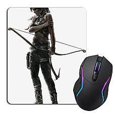 Mouse pad with print Tomb Raider Hero Girl Lara Croft