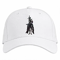 Baseball cap with Print Warframe Hero - white