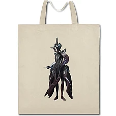 Eco bag with print Warframe Hero - beige
