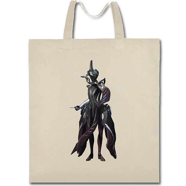 Eco bag with print Warframe Hero - beige