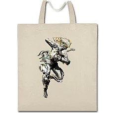 Eco bag with print Warframe Hero Print - beige