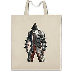 Eco bag with print Warframe Strong Hero - beige
