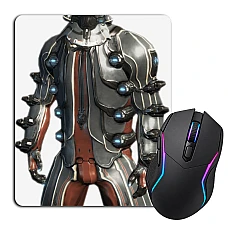Mouse pad with print Warframe Strong Hero