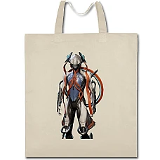 Eco bag with print Warframe Print Hero - beige