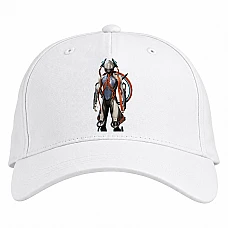 Baseball cap with Print Warframe Print Hero - white