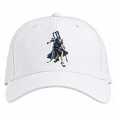 Baseball cap with Print Warframe Strong Hero Print - white