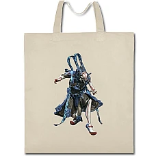 Eco bag with print Warframe Strong Hero Print - beige