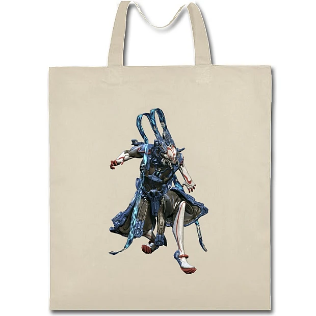 Eco bag with print Warframe Strong Hero Print - beige