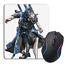 Mouse pad with print Warframe Strong Hero Print