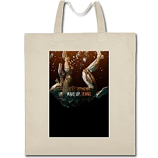 Eco bag with print Warframe Theme - beige