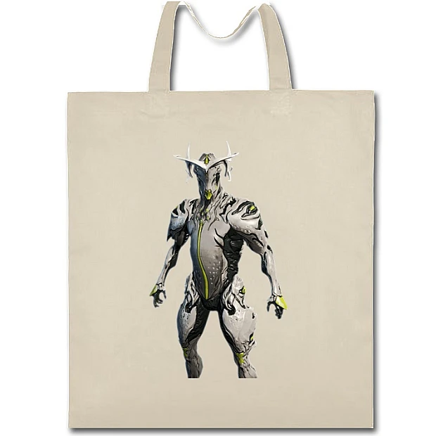 Eco bag with print Warframe Print - beige