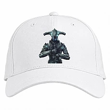 Baseball cap with Print Warframe Main Theme - white