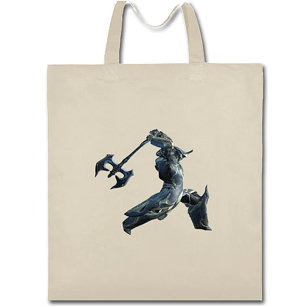 Eco bag with print Warframe Main Theme Print - beige