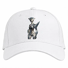 Baseball cap with Print Warframe Hero Print Theme - white