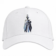 Baseball cap with Print Warframe Powerful Creature Print - white