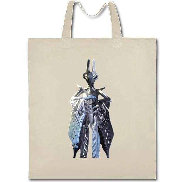 Eco bag with print Warframe Powerful Creature Print - beige
