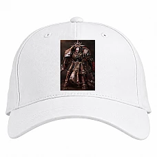 Baseball cap with Print Warhammer Hero - white