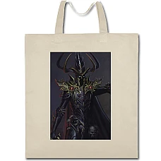 Eco bag with print Warhammer Hero Print - beige