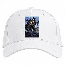 Baseball cap with Print Warhammer Theme - white