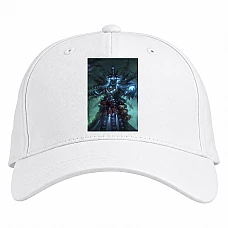 Baseball cap with Print Warhammer Theme Print - white