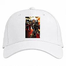 Baseball cap with Print Warhammer Theme Hero - white
