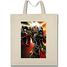 Eco bag with print Warhammer Theme Hero - beige