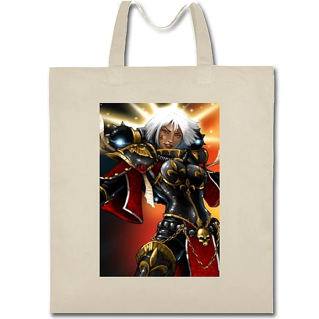 Eco bag with print Warhammer Theme Hero - beige