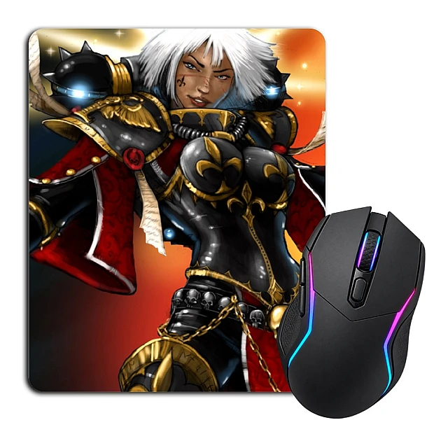 Mouse pad with print Warhammer Theme Hero