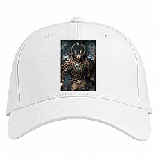 Baseball cap with Print Warhammer Theme Hero Print - white
