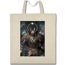 Eco bag with print Warhammer Theme Hero Print - beige