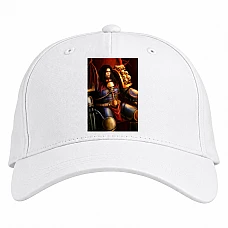 Baseball cap with Print Warhammer Strong Hero - white