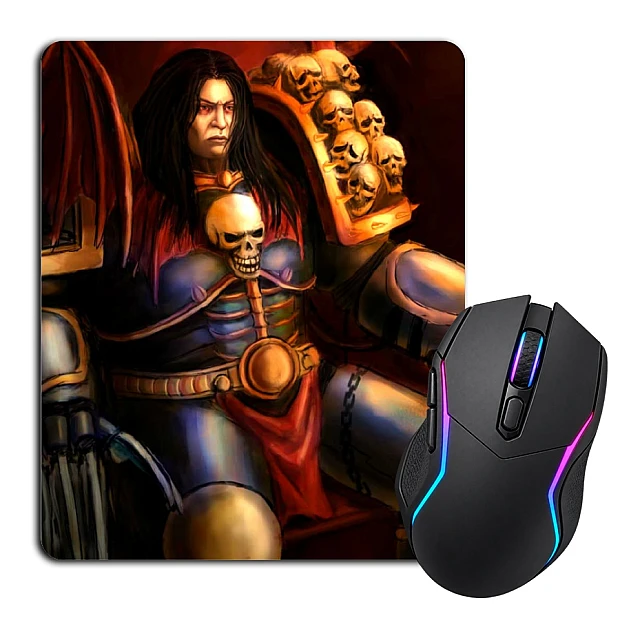 Mouse pad with print Warhammer Strong Hero
