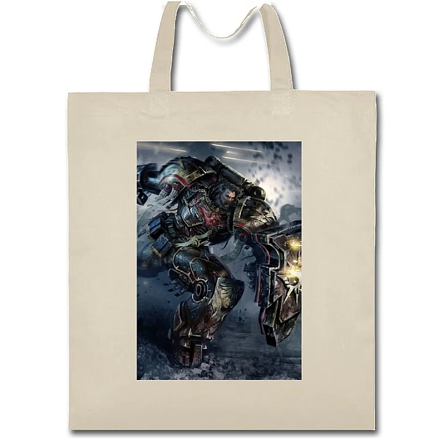 Eco bag with print Warhammer Strong Hero Print - beige
