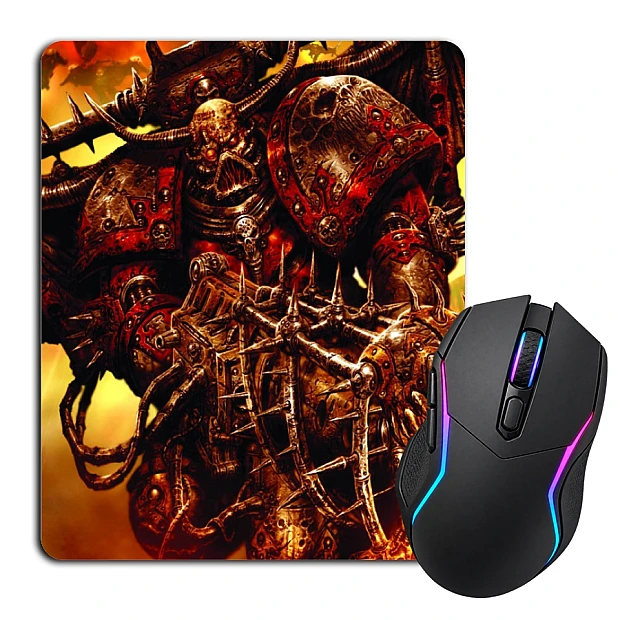 Mouse pad with print Warhammer Strong Hero Theme