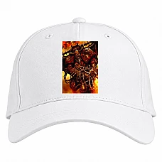 Baseball cap with Print Warhammer Strong Hero Theme - white