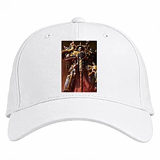 Baseball cap with Print Warhammer Powerful Hero - white