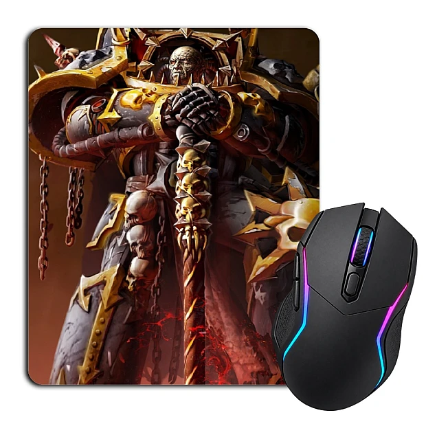 Mouse pad with print Warhammer Powerful Hero